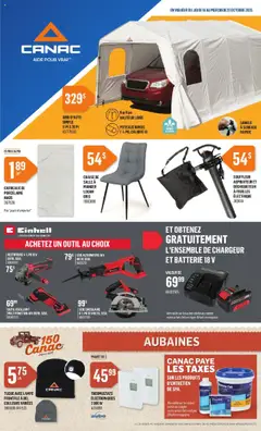 Preview of leaflet Circulaire from shop Canac is valid from Oct 16, 2025