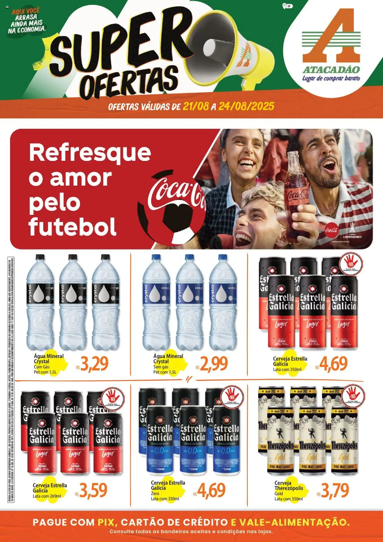 Atacadão folheto "Ofertas - SP" válido a partir de 21/08/2025 - número de página 1