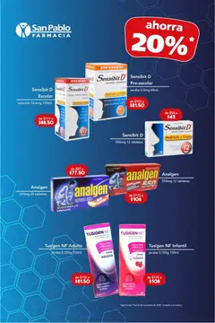 Vista previa las ofertas de la tienda Farmacia San Pablo - Catálogo desde el 18/11/2025 | Página: 7