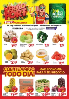Pré-Visualização do folheto "Ofertas Frutas, Verduras" da loja Fort Atacadista válido a partir de 17/02/2026
