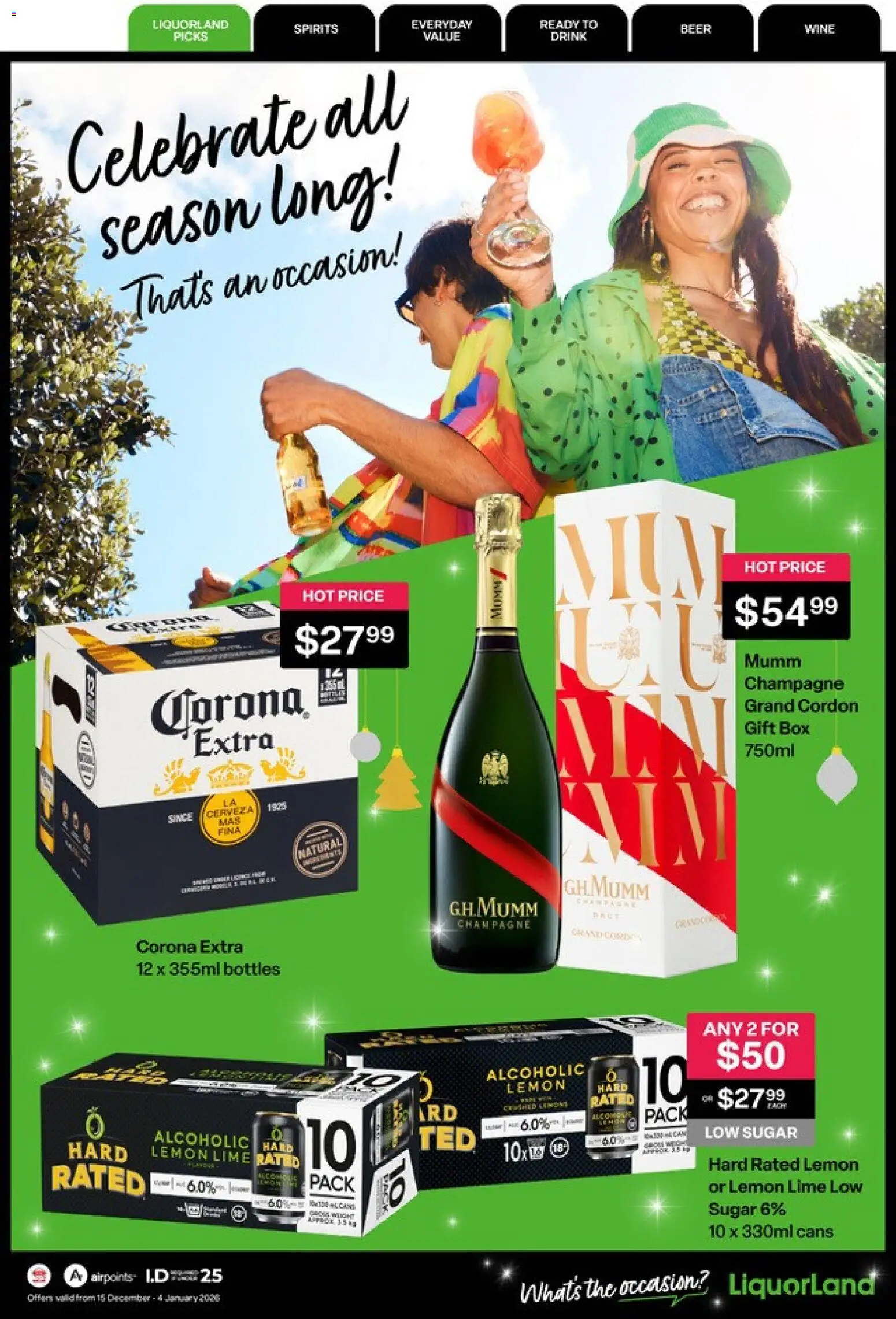 Preview of catalogue Catalogue from shop Liquorland valid 15 Dec 2025