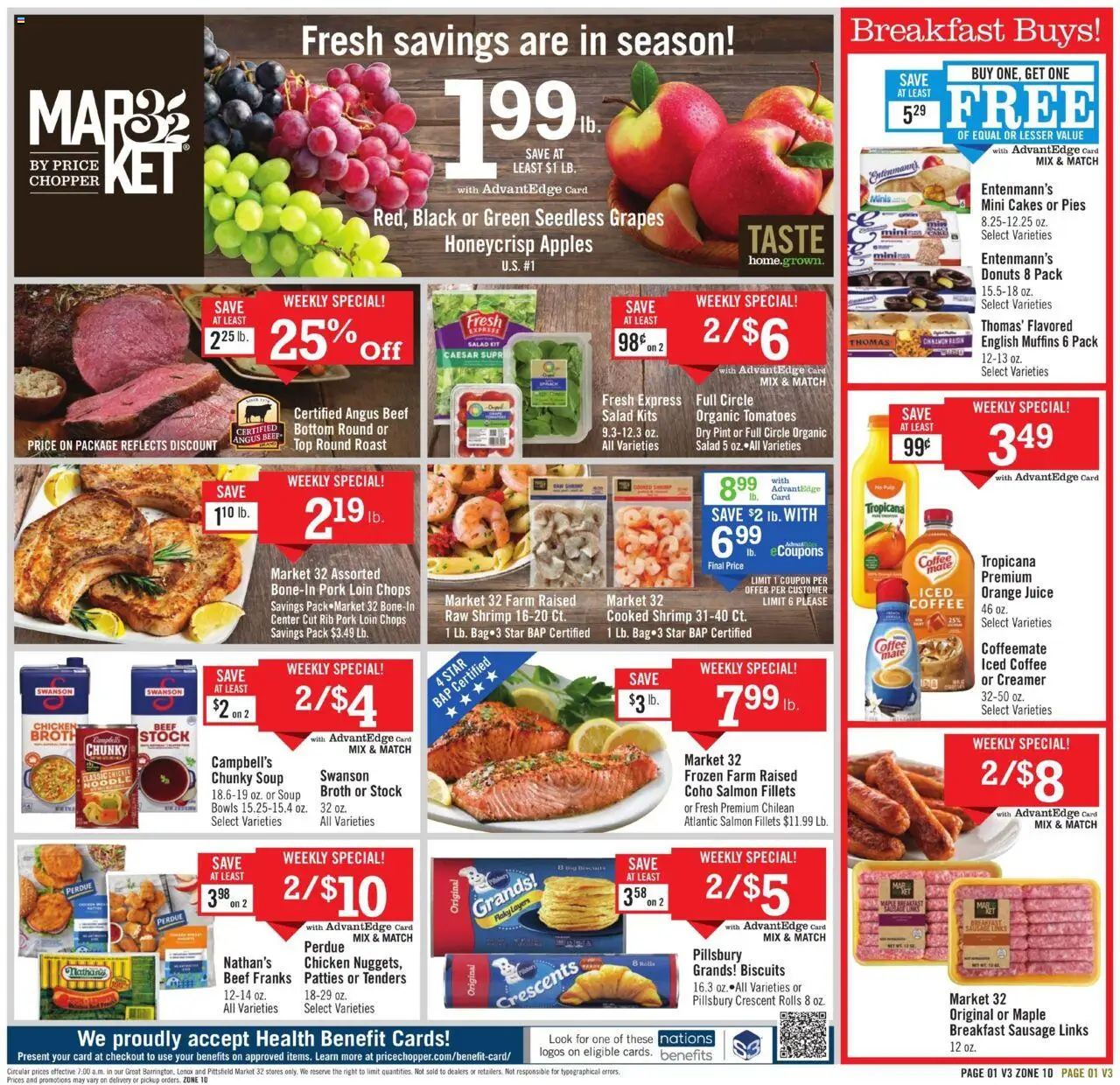 Price Chopper Weekly Ad from 10/19/2025 - Flyer - Page number 1