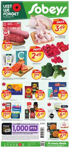 Preview of leaflet Weekly flyer / circulaire from shop Sobeys is valid from Nov 06, 2025