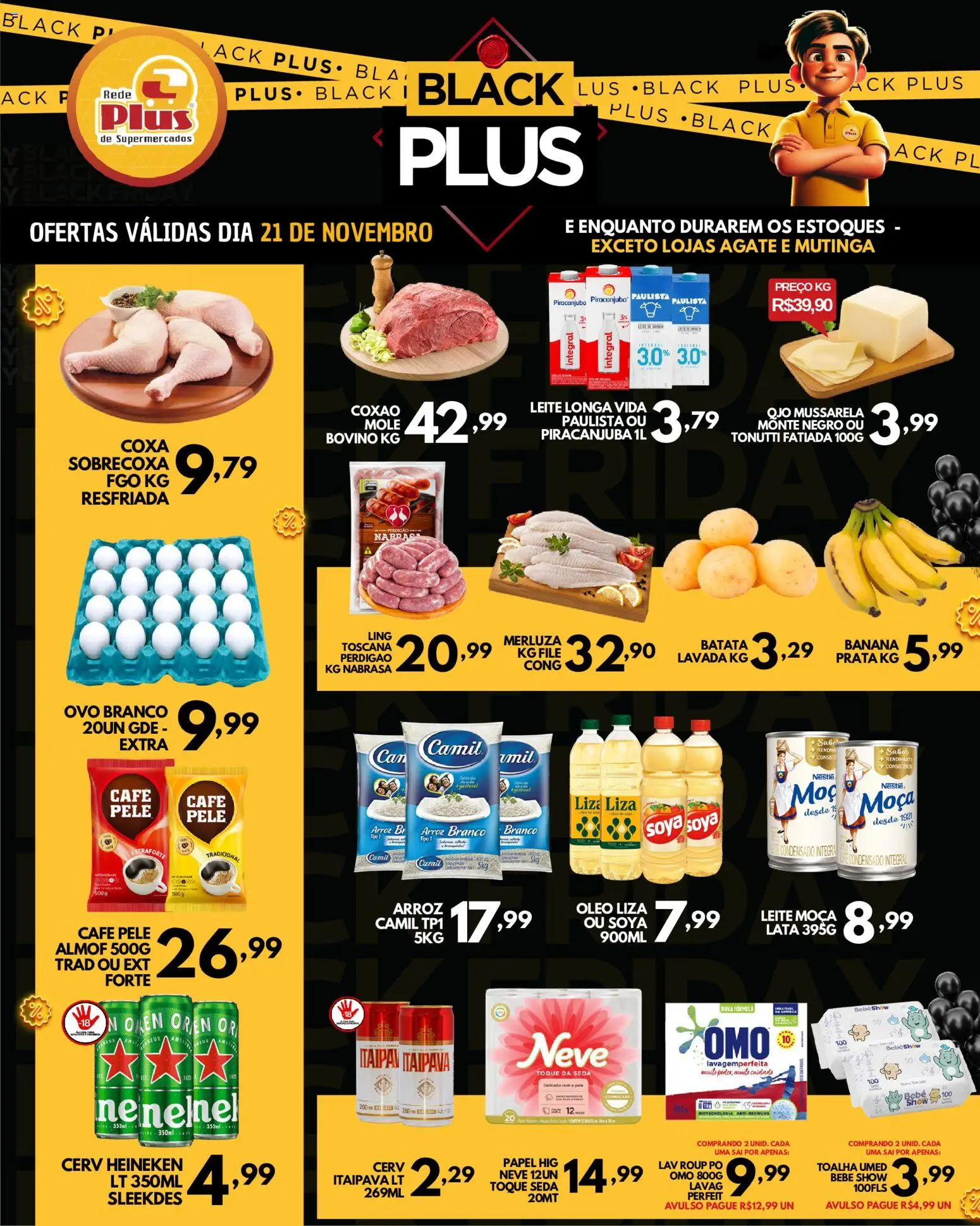 Pré-Visualização do folheto "Black Friday" da loja Rede Plus Supermercados válido a partir de 21/11/2025