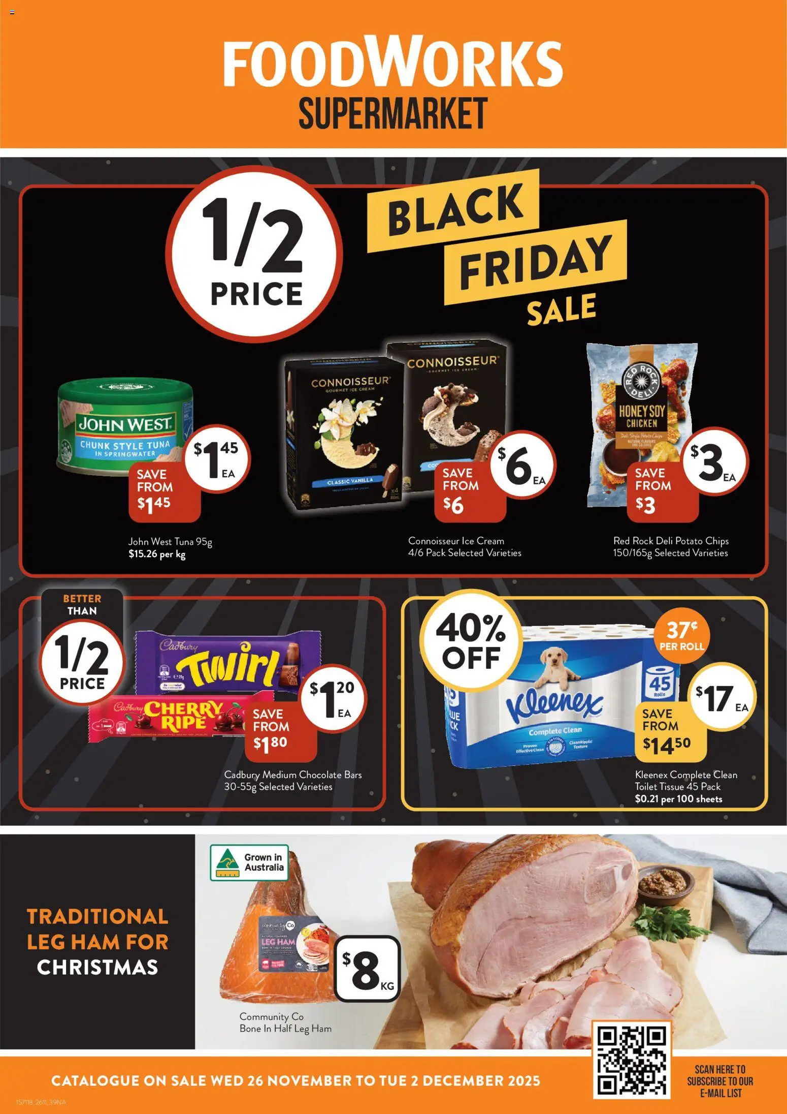 Preview of catalogue Black Friday from shop Foodworks valid 26/11/2025