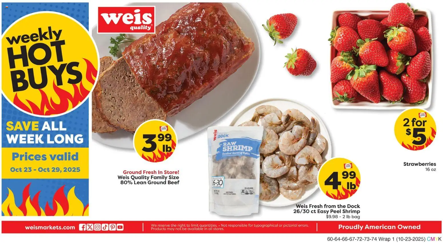 Weis Weekly Circular - NY from 10/23/2025 - Flyer - Page number 1
