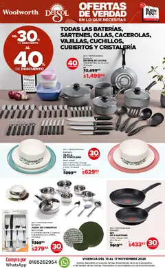 Vista previa las ofertas de la tienda Del Sol y Woolworth - Buen Fin desde el 13/11/2025 | Página: 28