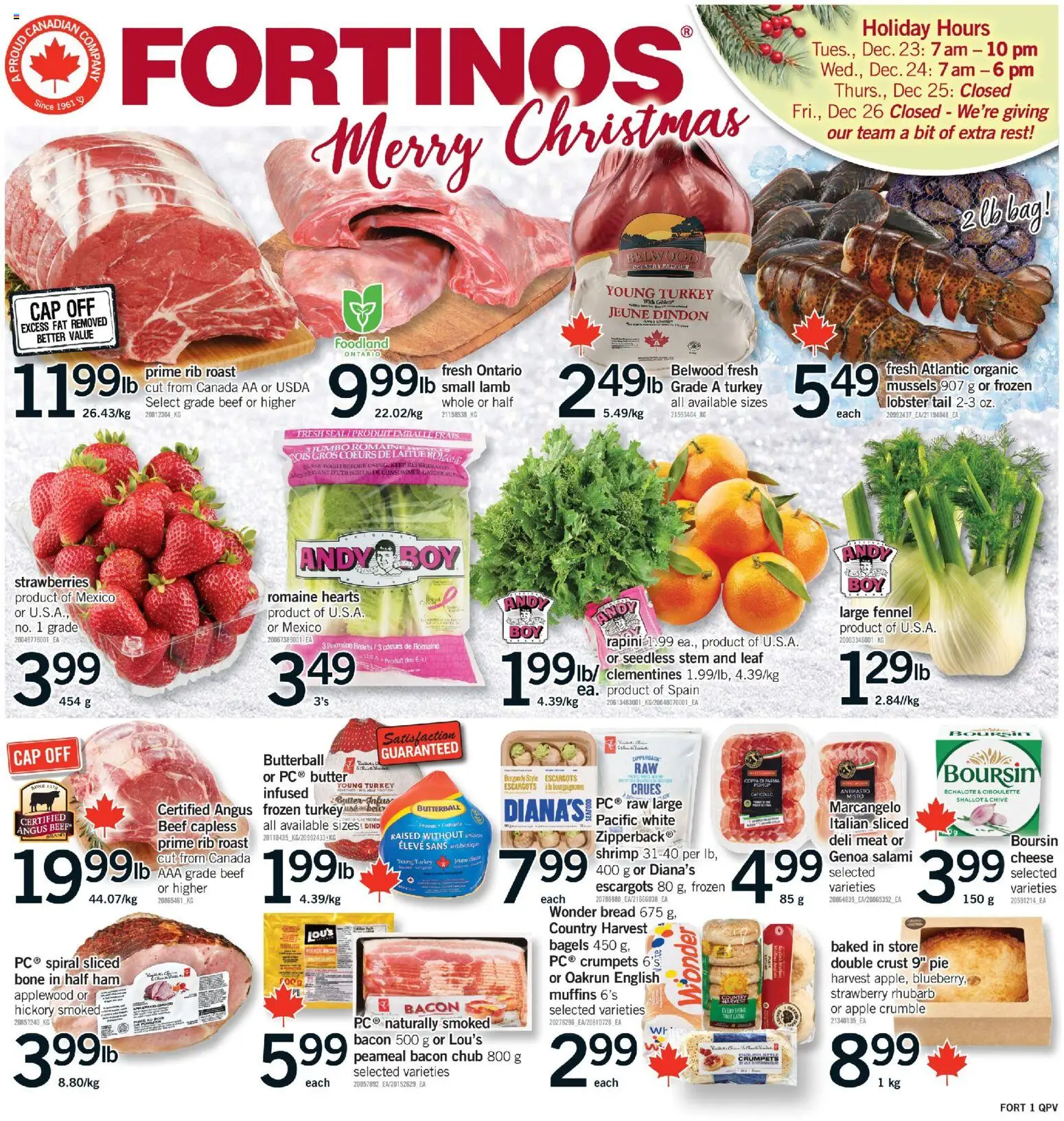 Preview of leaflet Vaughan from shop Fortinos is valid from Dec 18, 2025