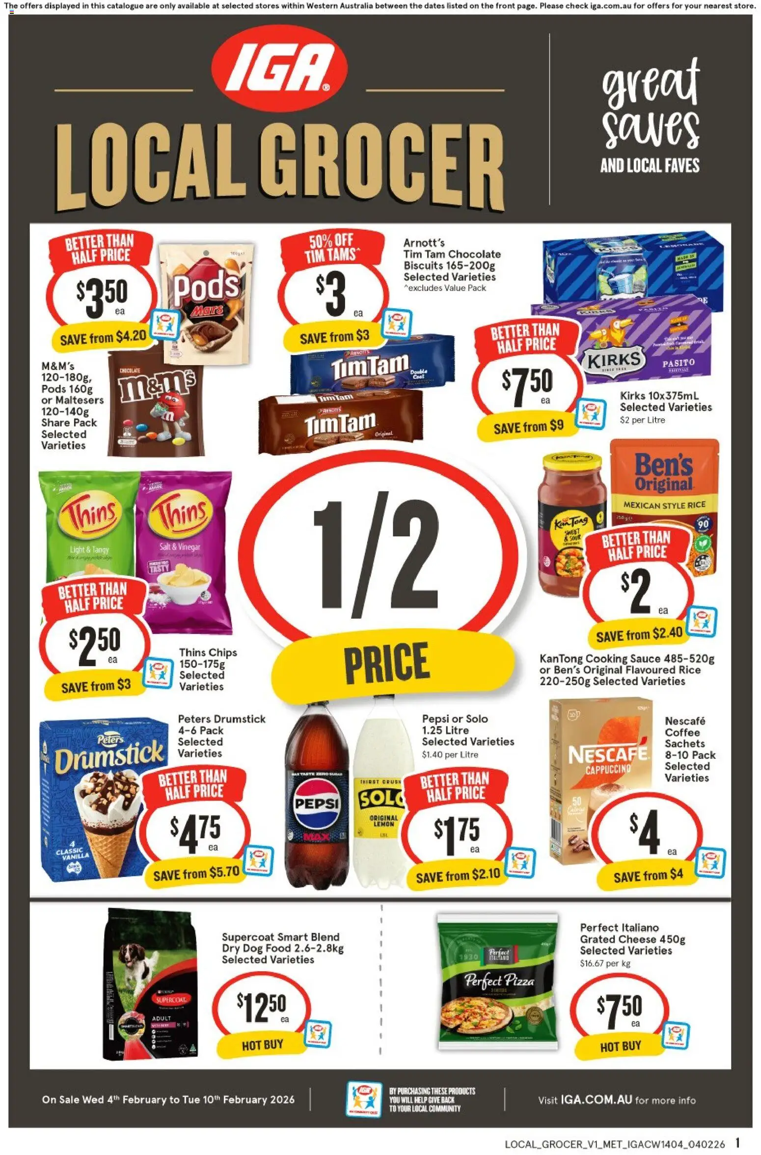 Preview of catalogue Local Grocer WA from shop IGA valid 04/02/2026