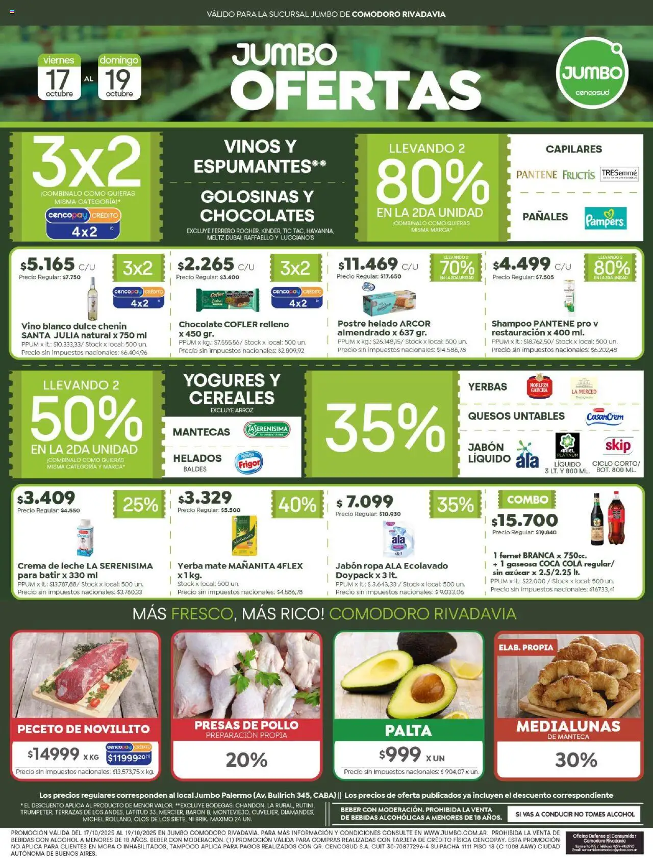 Jumbo Ofertas | Comodoro del 17/10/2025 >> Catálogo