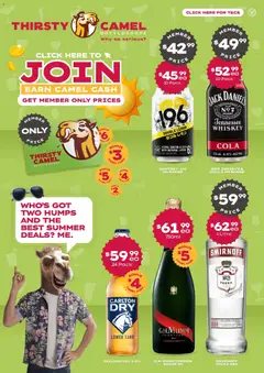 Preview of catalogue Who’s got two humps and the Best Summer Deals? Me. from shop Deals valid 21/12/2025