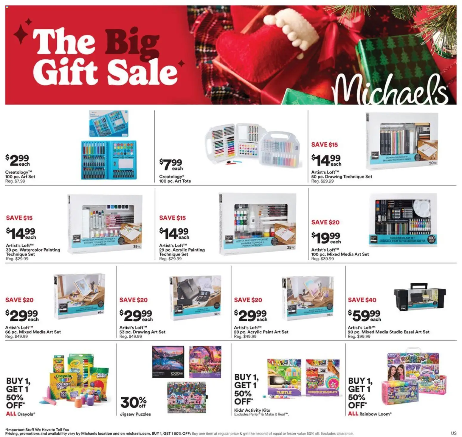 Ad Preview of Michaels Weekly Ad from 12/21/2025