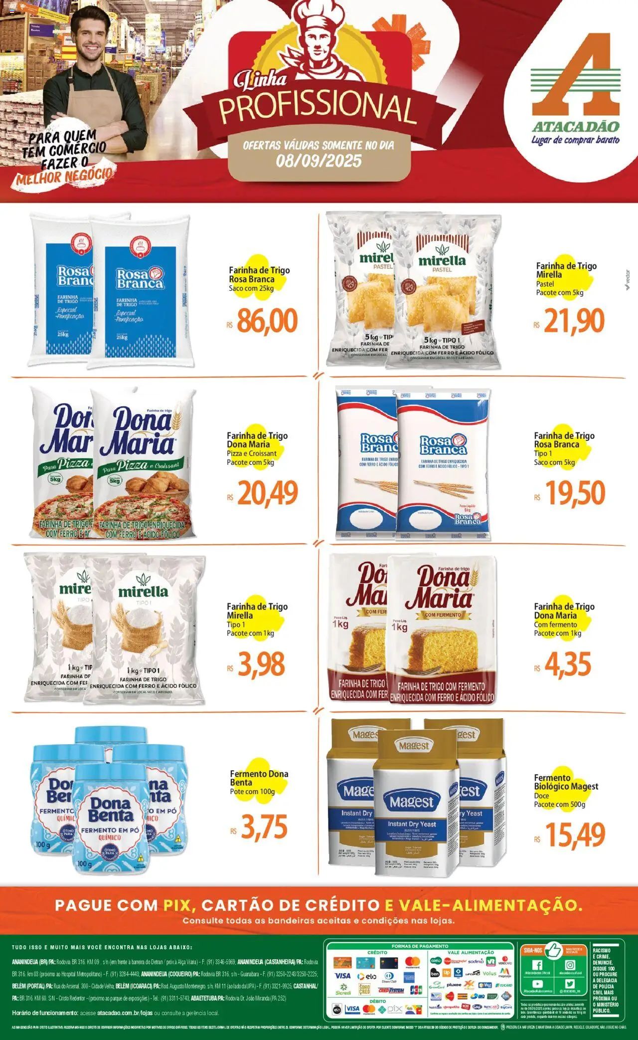 Atacadão folheto "Ofertas - PA" válido a partir de 08/09/2025 - número de página 1