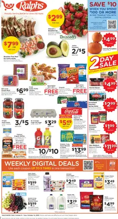 Ad Preview of Ralphs Weekly Ad from 10/08/2025