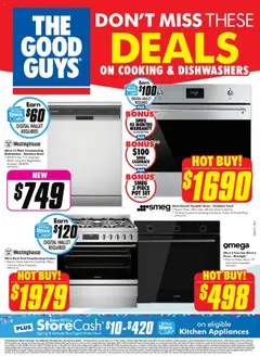 Preview of catalogue Cooking & Dishwashers from shop The Good Guys valid 13/10/2025