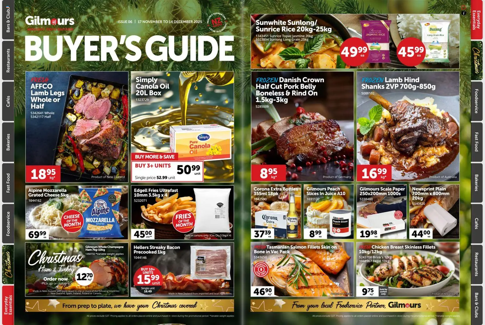 Preview of catalogue Buyer's Guide from shop Gilmours valid 17 Nov 2025