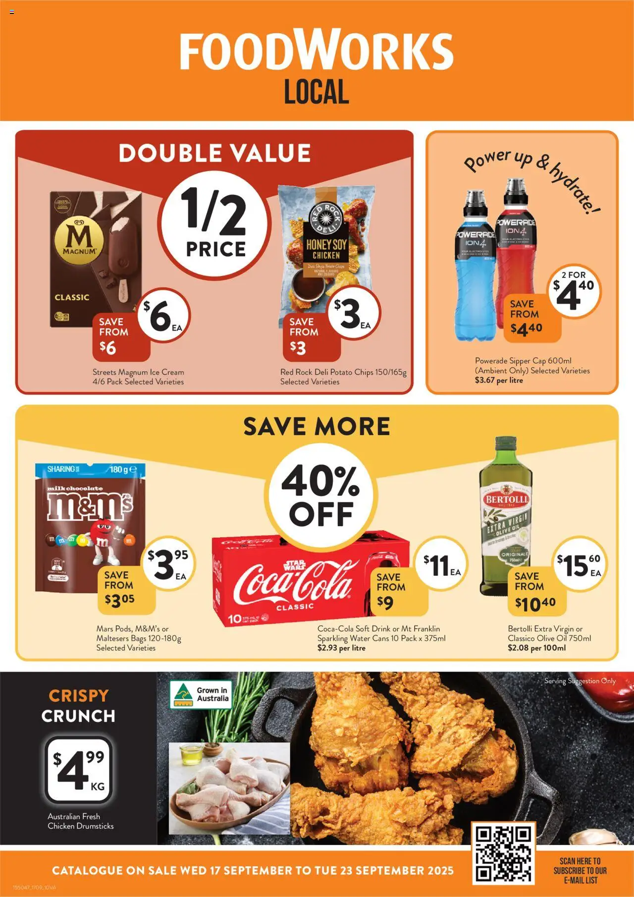 Foodworks catalogue valid from 17/09/2025 - page 1