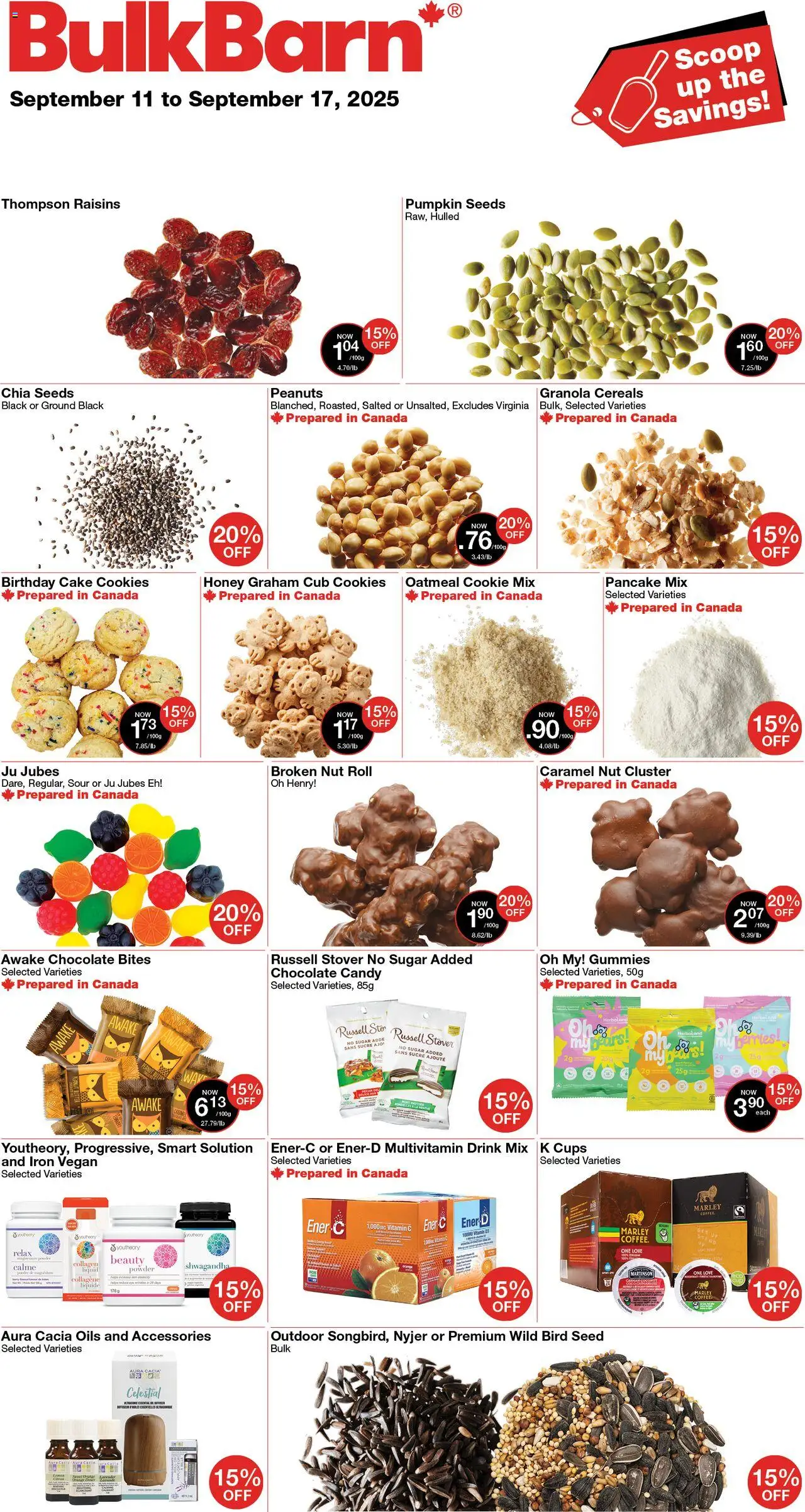 Bulk Barn flyer valid from Sep 11, 2025 - page number 1
