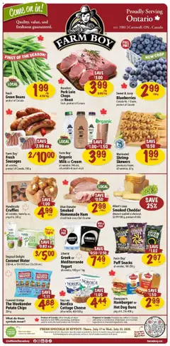 Preview of leaflet Weekly flyer / circulaire from shop Farm Boy is valid from Jul 17, 2025