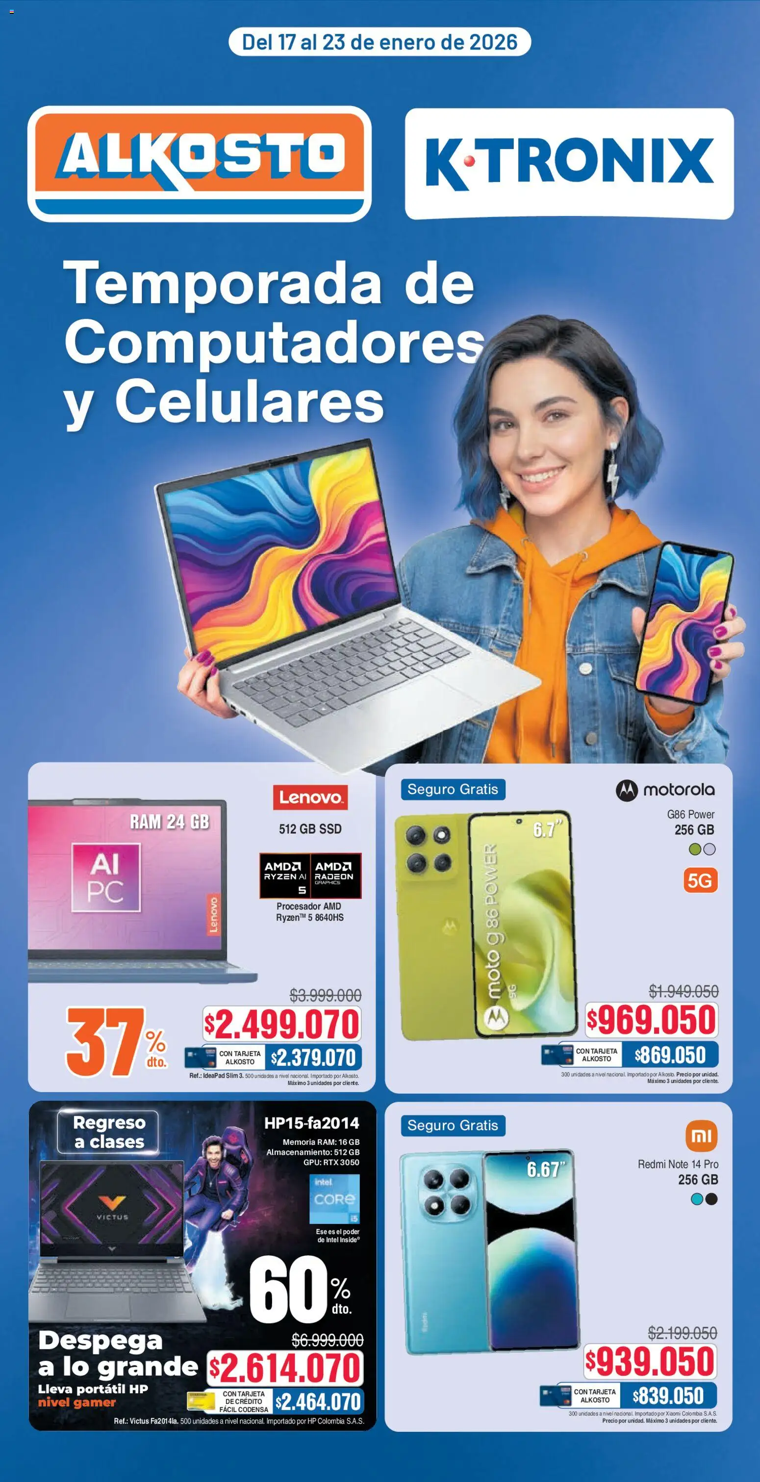  Vista previa del prospecto Catálogo del almacen Ktronix válida del 17/01/2026 al 23/01/2026