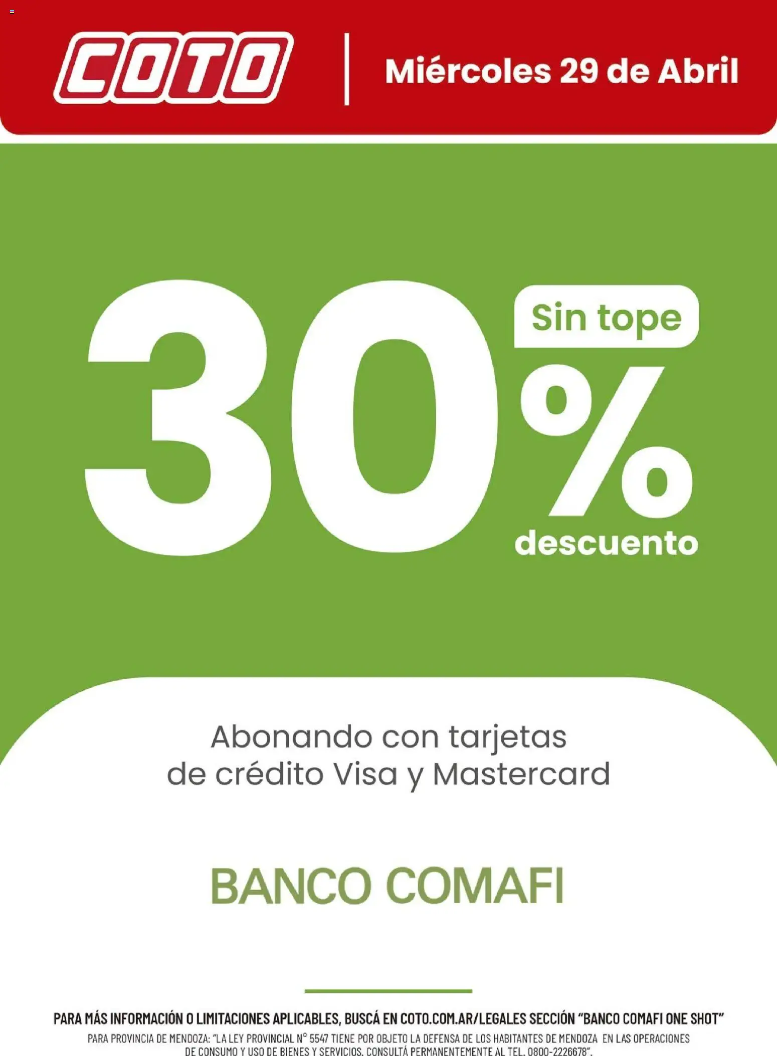 Vista previa del folleto de la tienda Coto válido desde el 29/04/2026 