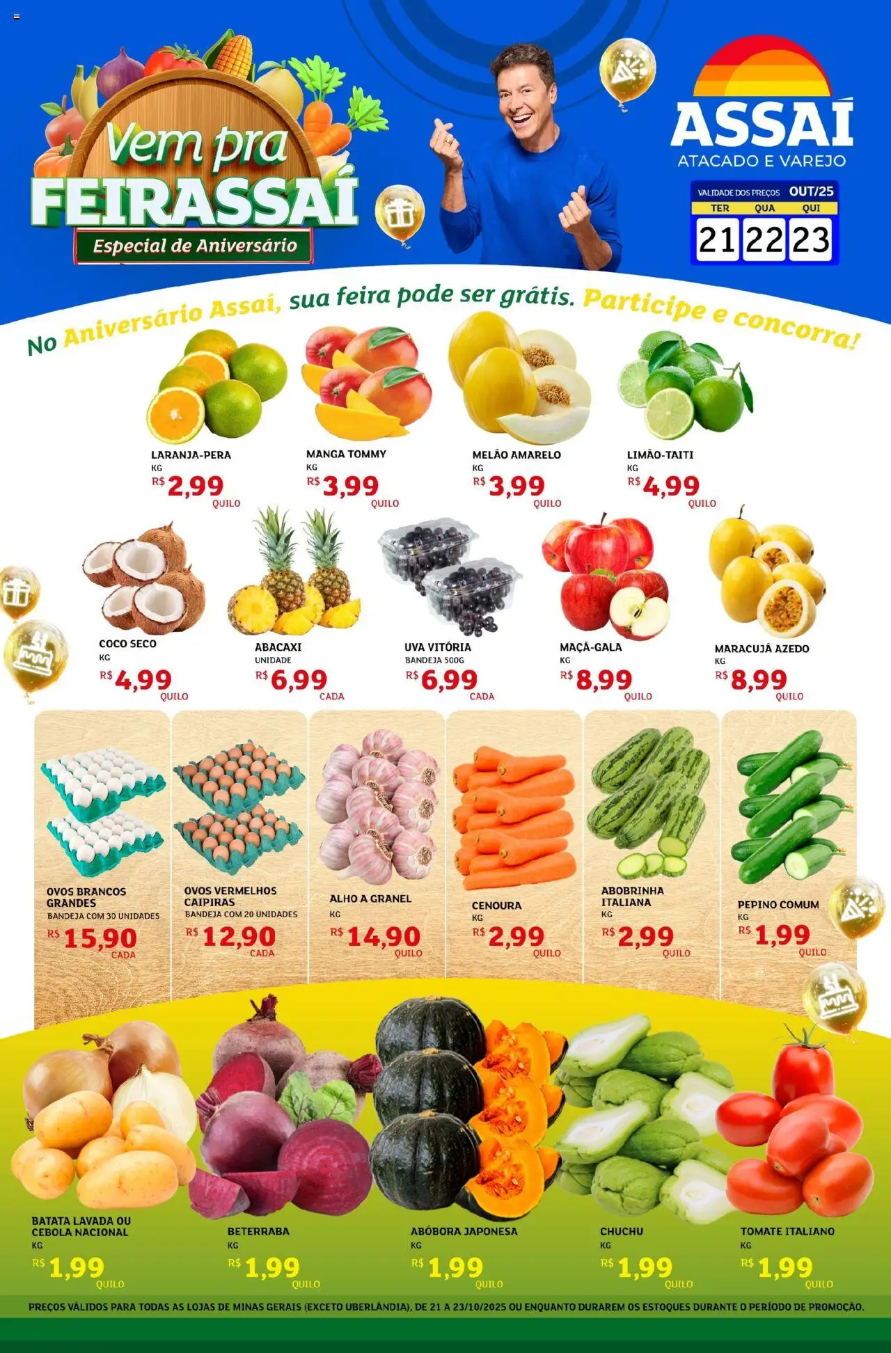 Assaí Atacadista folheto "Encarte - MG" válido a partir de 21/10/2025 - número de página 1