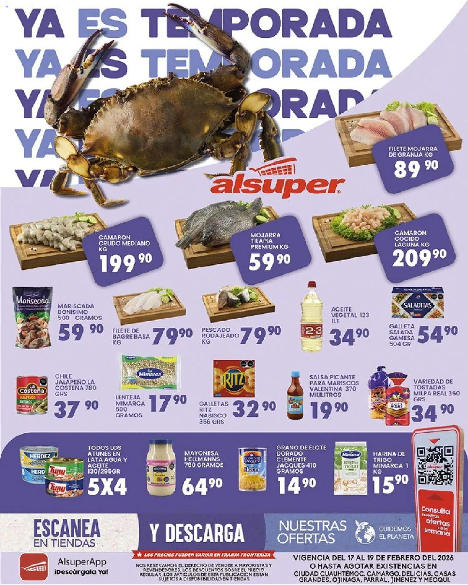 Vista previa las ofertas de la tienda Alsuper - Folleto desde el 17/02/2026 