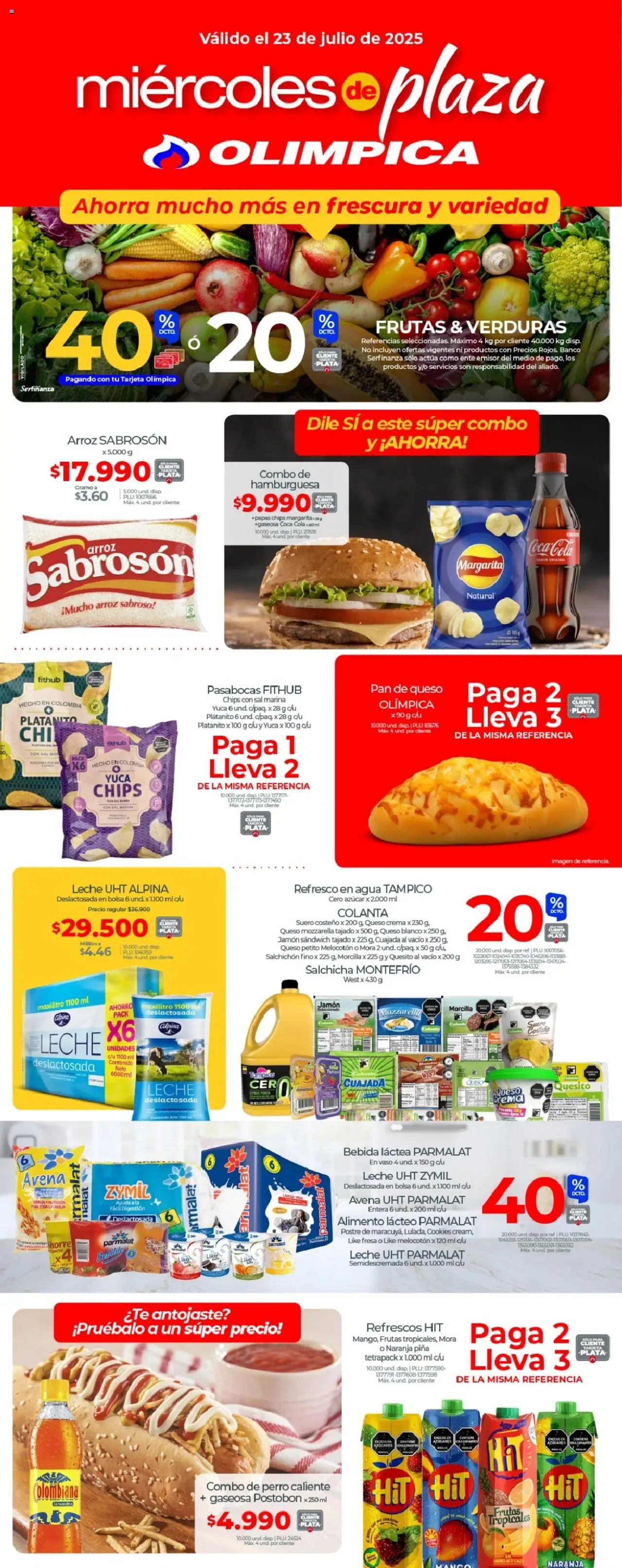 Olímpica Catálogo: 23/07/2025 - 23/07/2025 > Últimas Ofertas pagina numero 1