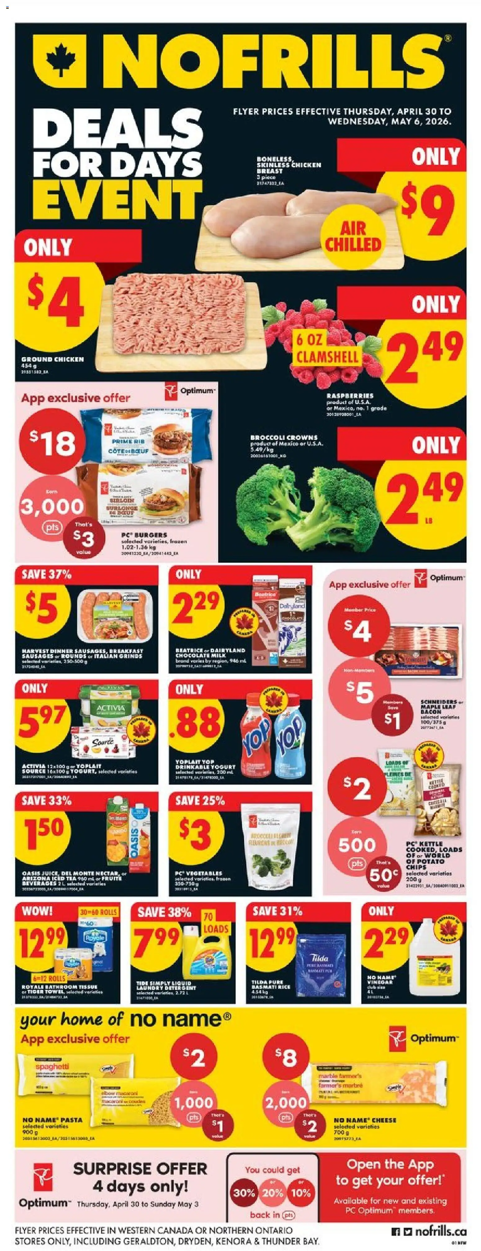 Preview of leaflet No Frills weekly flyer - AB from shop No Frills is valid from Apr 30, 2026