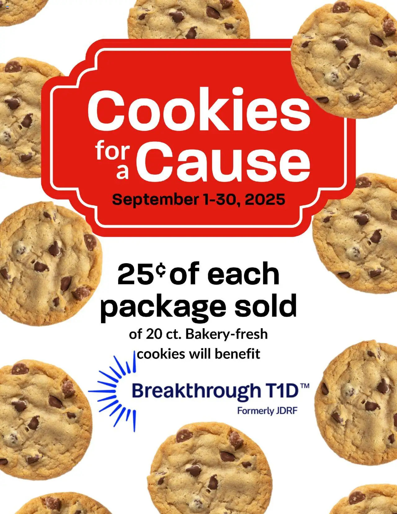 HyVee Cookies for a Cause from 09/01/2025 - Flyer - Page number 1