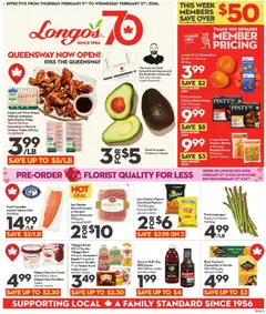 Preview of leaflet Weekly flyer / circulaire from shop Longo's is valid from Feb 05, 2026