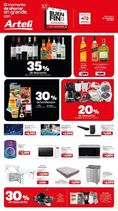 Vista previa las ofertas de la tienda Arteli - Buen Fin desde el 13/11/2025 