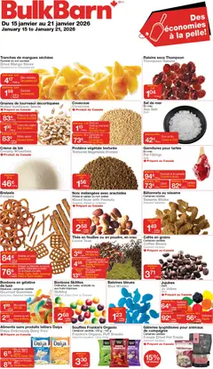Preview of leaflet Weekly flyer / circulaire from shop Bulk Barn is valid from Jan 15, 2026