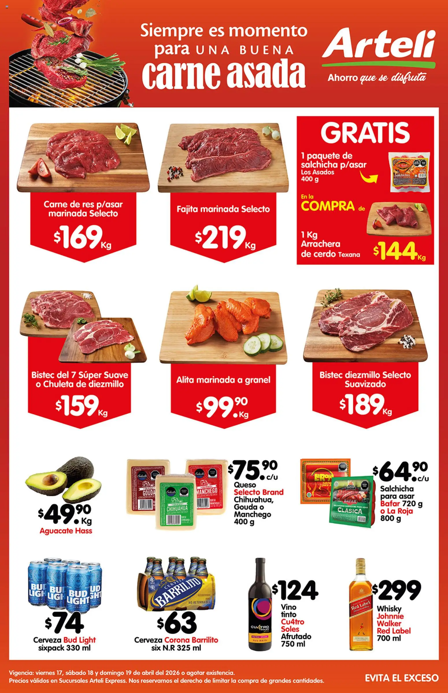Vista previa las ofertas de la tienda Arteli - Arteli folleto Carne Express desde el 17/04/2026 