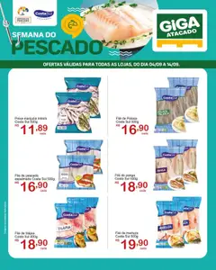 Pré-Visualização do folheto "Ofertas Semana do Pescado" da loja GIGA Atacado válido a partir de 04/09/2025