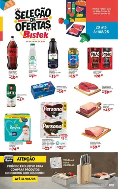 Pré-Visualização do folheto "Ofertas do Fim de Semana " da loja Bistek Supermercados válido a partir de 29/08/2025