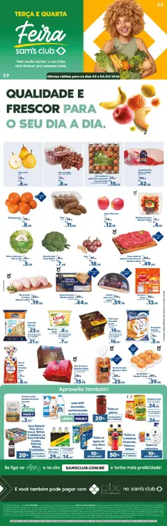 Pré-Visualização do folheto "Sam's Club ofertas Feira" da loja Sam's Club válido a partir de 03/03/2026