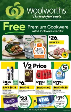 Preview of catalogue Woolworths catalogue TAS from shop Woolworths valid 08/04/2026
