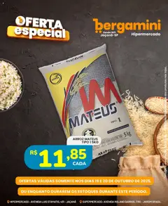 Pré-Visualização do folheto "Ofertas da semana" da loja Supermercado Bergamini válido a partir de 19/10/2025