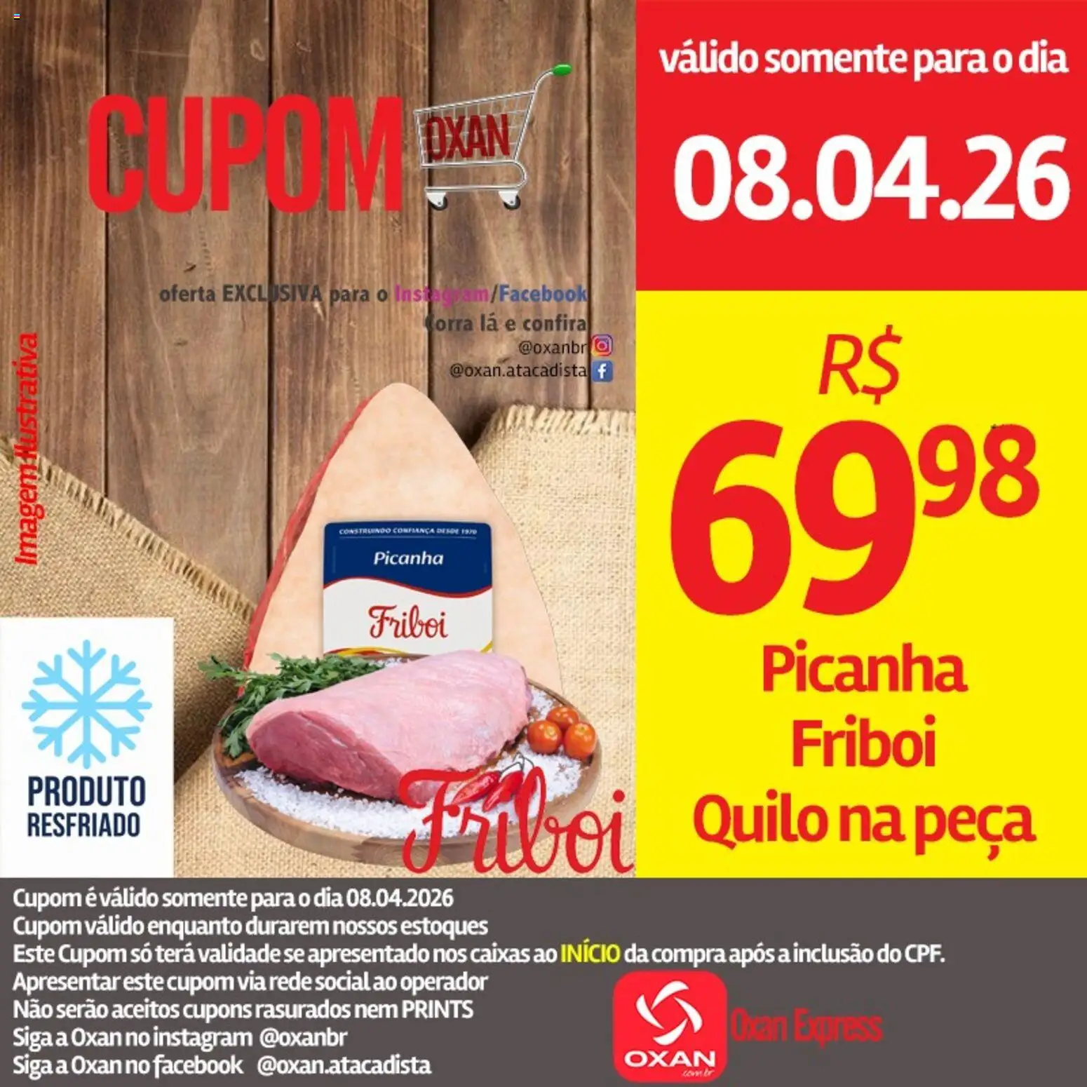 Pré-Visualização do folheto "Oxan Atacadista - Ofertas da semana" da loja Oxan Atacadista válido a partir de 08/04/2026