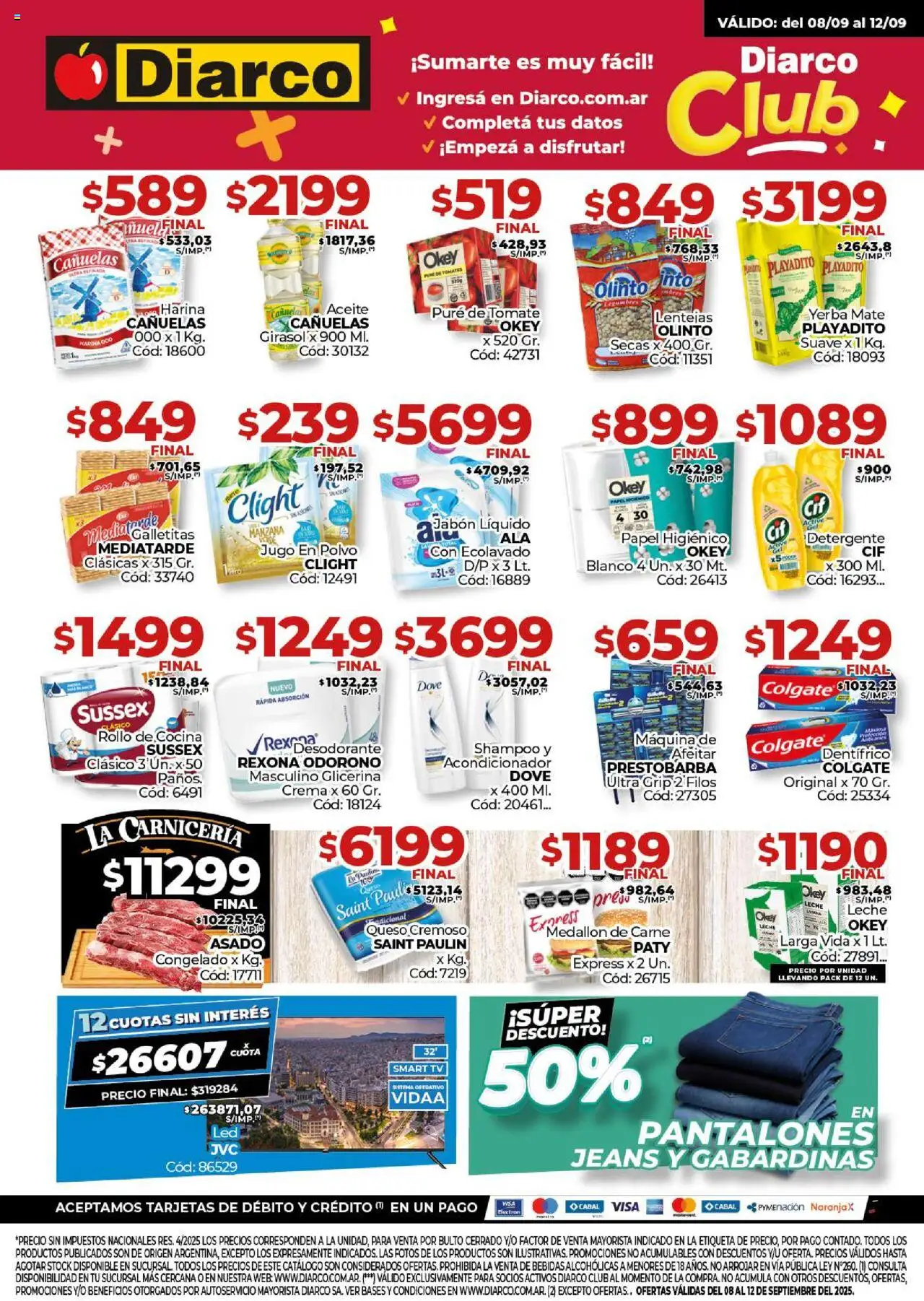Diarco Ofertas Interior del 08/09/2025 Online