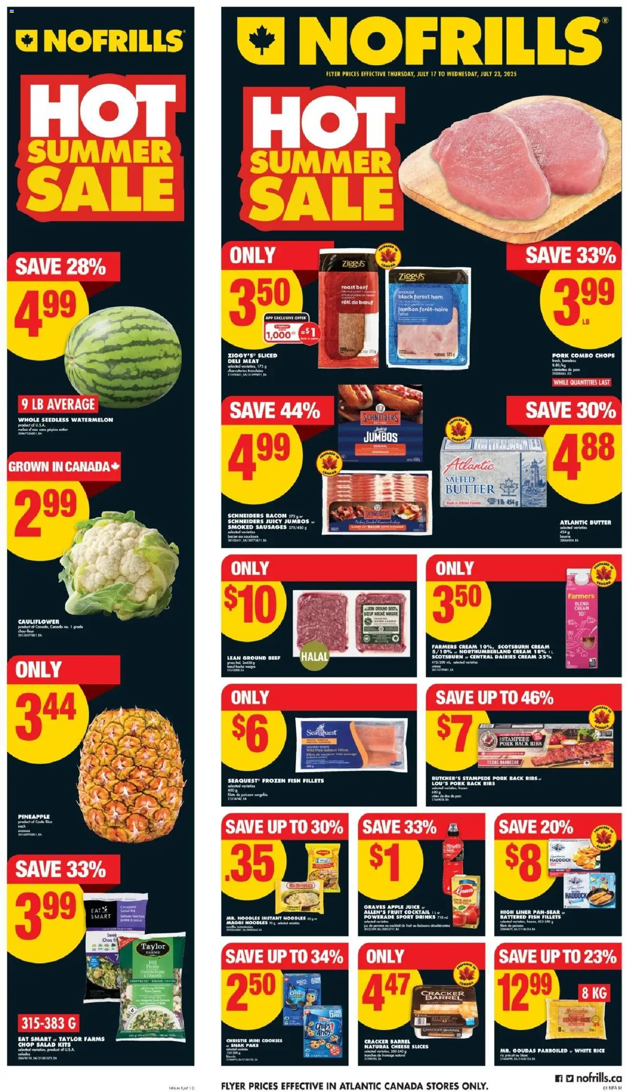 No Frills flyer valid from Jul 17, 2025 - page number 1