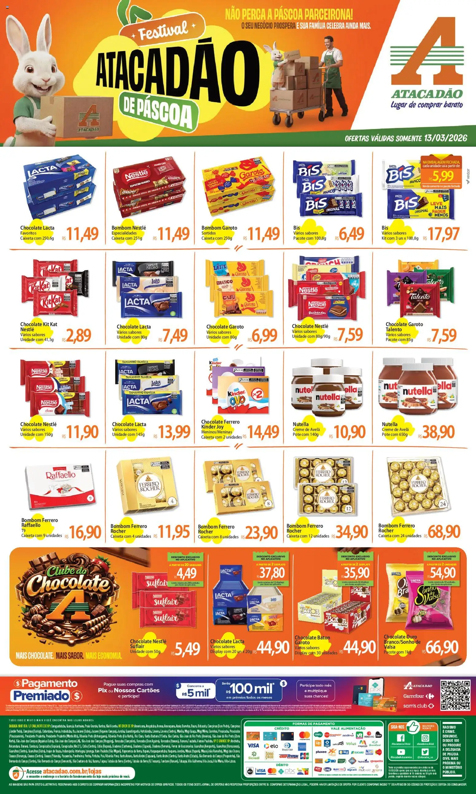 Pré-Visualização do folheto "Atacadão ofertas - SP" da loja Atacadão válido a partir de 13/03/2026