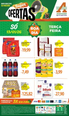 Pré-Visualização do folheto "Ofertas - RS" da loja Atacadão válido a partir de 13/01/2026