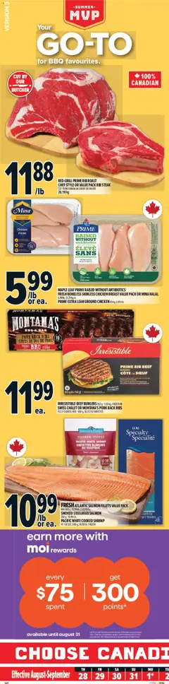 Preview of leaflet Montréal from shop Metro is valid from Aug 28, 2025
