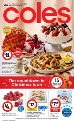 Preview of catalogue Catalogue VIC from shop Coles valid 10/12/2025