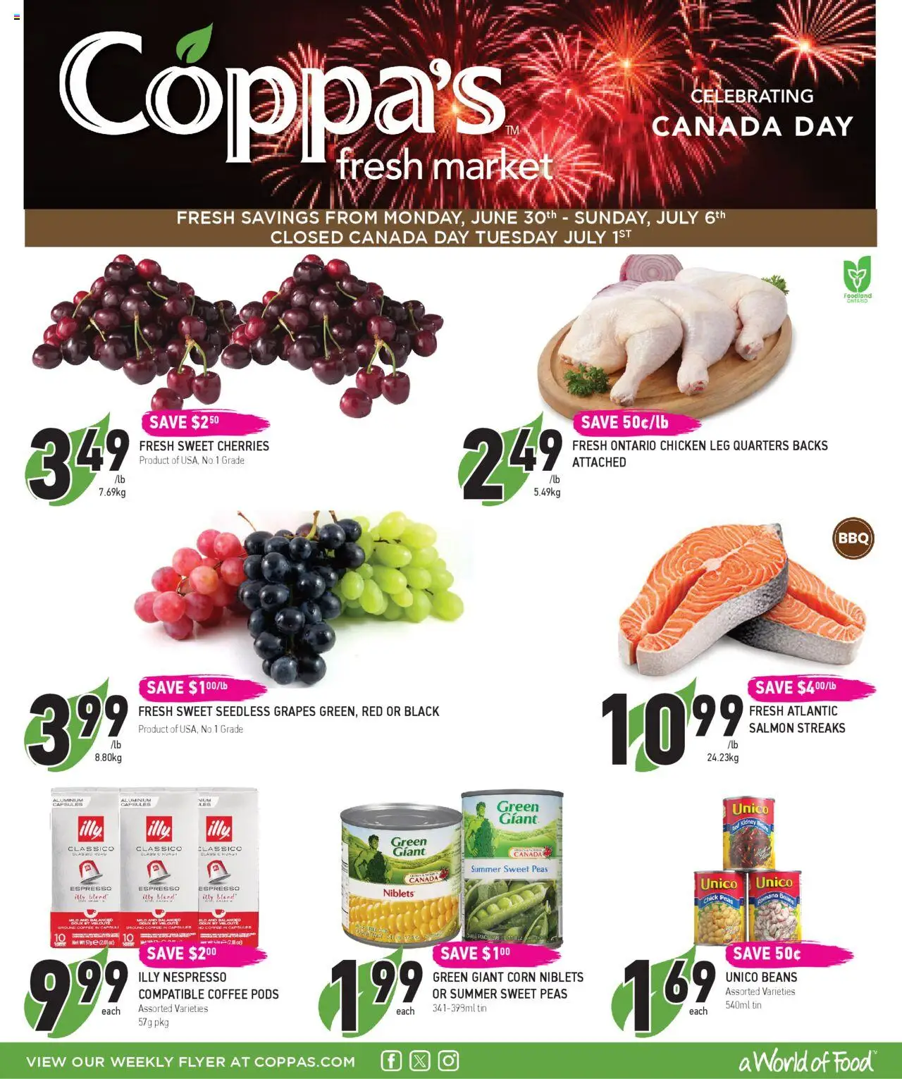 Coppas Fresh Market flyer valid from Jun 30, 2025 - page number 1