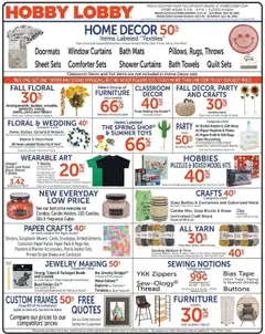 Ad Preview of Hobby Lobby Weekly Ad from 07/20/2025