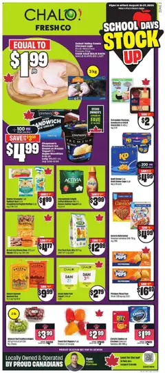 Un aperçu du dépliant Weekly Flyer - AB du magasin FreshCo est valide à partir 21 août 2025