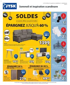 Un aperçu du dépliant Circulaire du magasin JYSK est valide à partir 8 janv. 2026